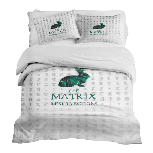 Therapy Blanket Bedding Set White Matrix