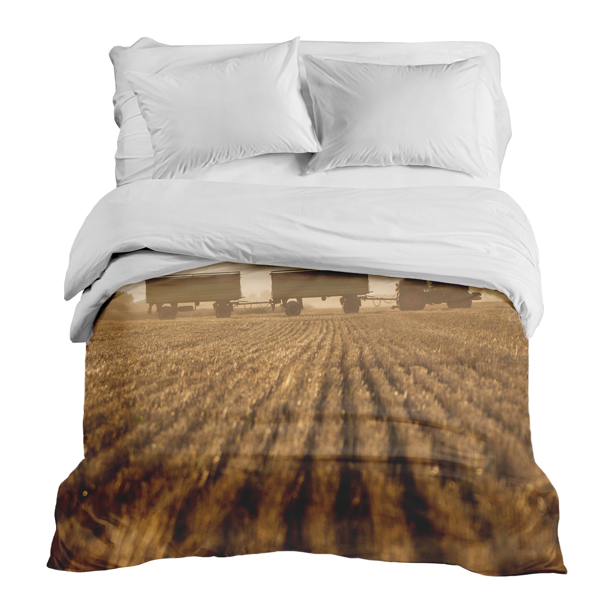 Original therapy blanket - cotton cover brown field