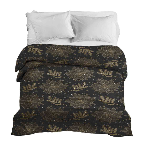 Original therapy blanket - cotton cover black Christmas star