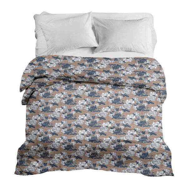 Original therapy blanket - cotton cover with flowers