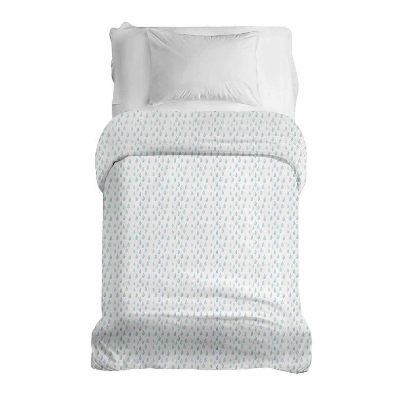 Original therapy blanket - cotton cover with blue drops