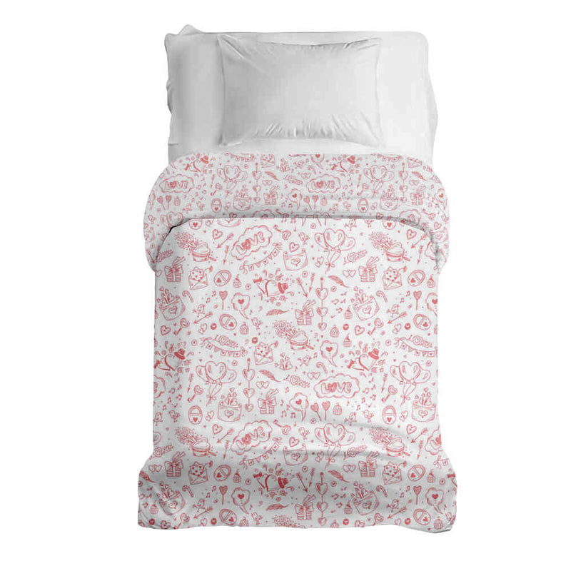 Original therapy blanket - cotton cover Be my Valentine