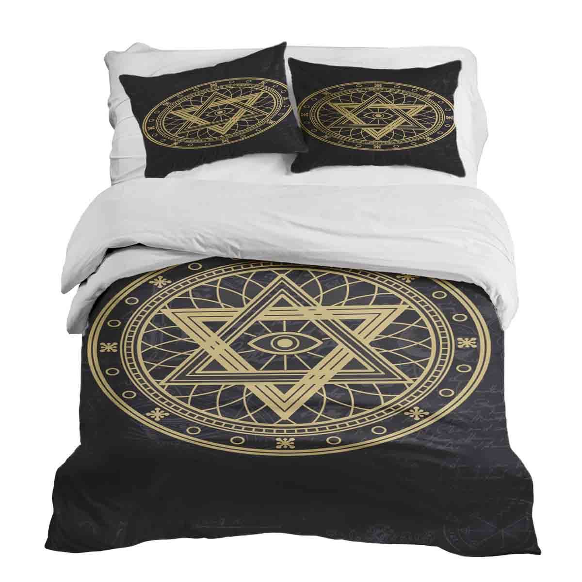 Therapy blankets bedding set star compass
