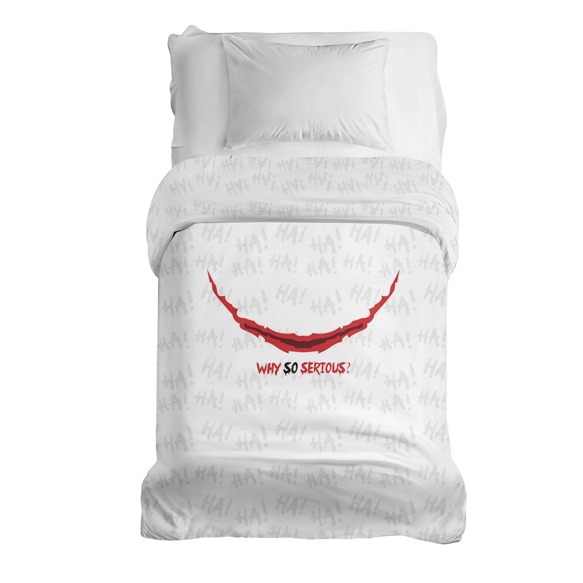 Original therapy blanket - cotton cover white Why so serious?