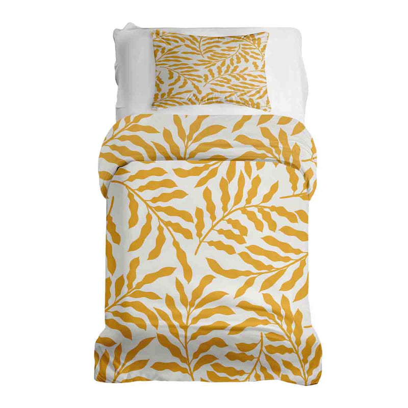 Therapy blanket and bedding set with yellow branches