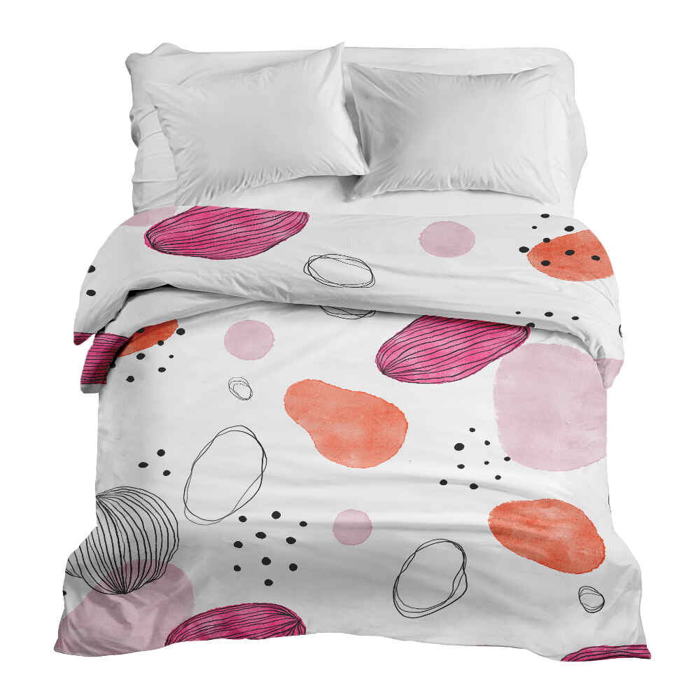 Original therapy blanket - cotton cover abstract circles