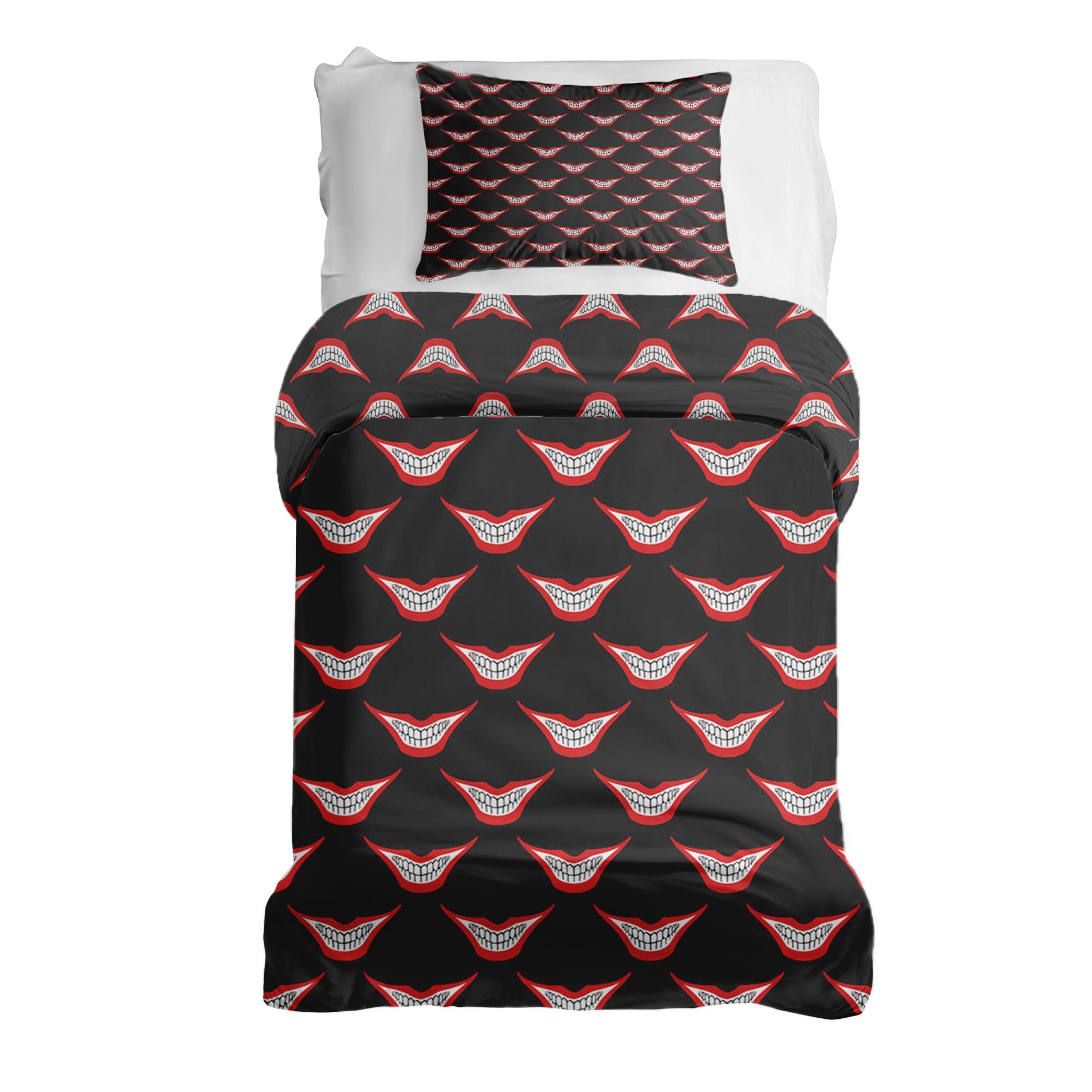 Ensemble de literie avec couverture thérapeutique Bouche souriante