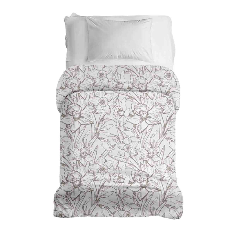 Original therapy blanket - cotton cover with daffodils