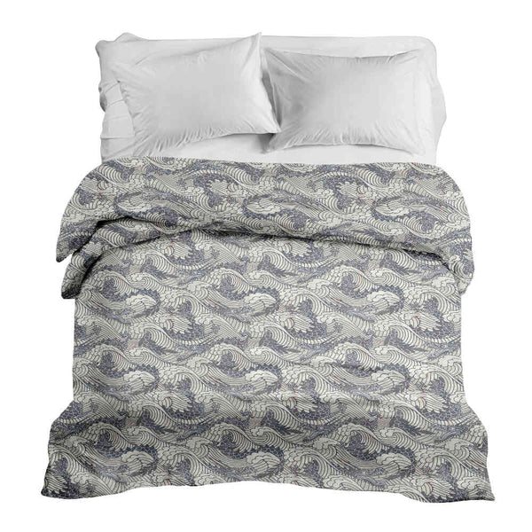 Original therapy blanket - cotton cover stormy sea