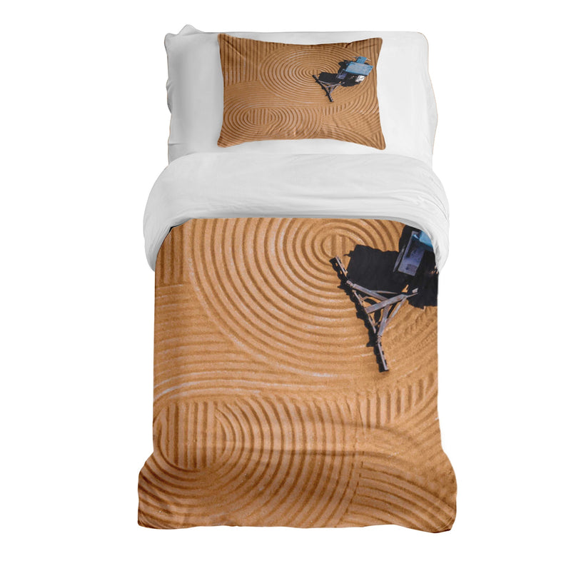 Therapy blankets bed linens circles in the field