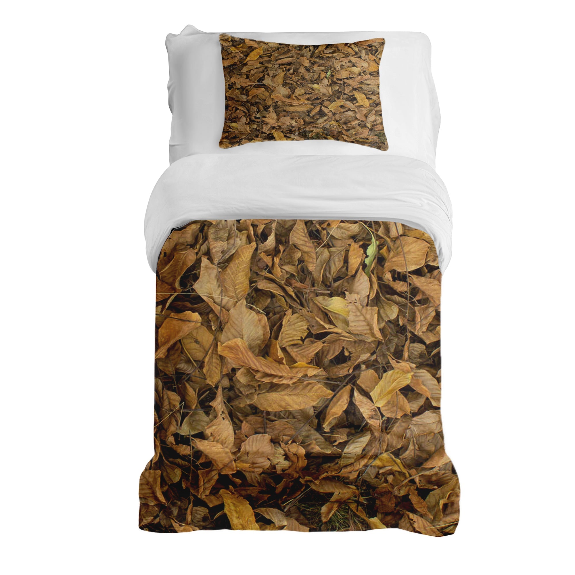 Therapy blankets bedding set maple leaves
