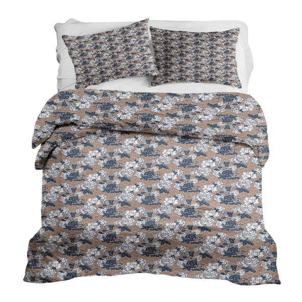 Therapy blanket bedding set with flowers