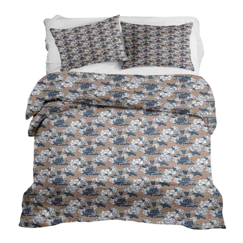 Therapy blanket bedding set with flowers