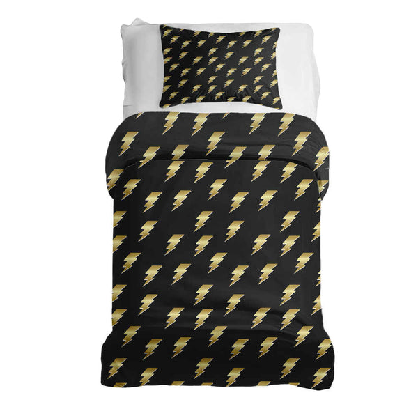 Therapy blanket bedding set, black with Harry Blitz