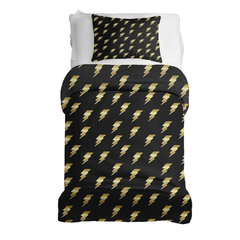 Therapy blanket bedding set, black with Harry Blitz