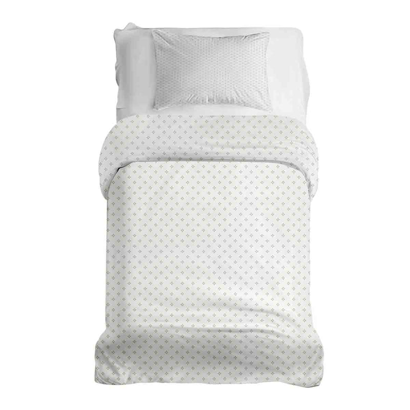 Therapy blanket and bedding set with small rhombuses