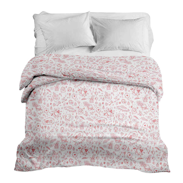 Original therapy blanket - cotton cover Be my Valentine