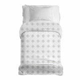 Original therapy blanket - cotton cover white with green circles