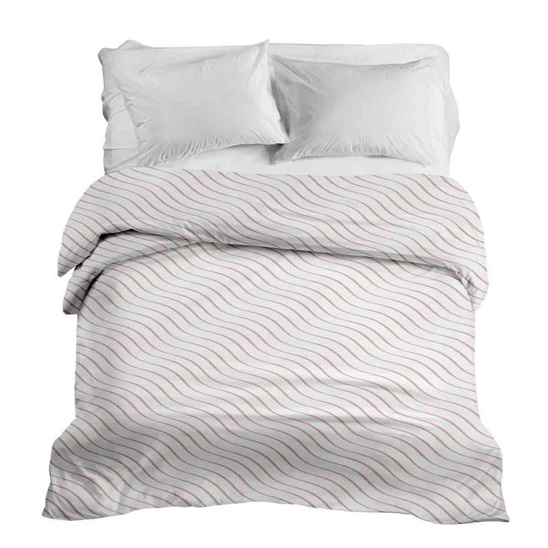 Original therapy blanket - cotton cover pink waves