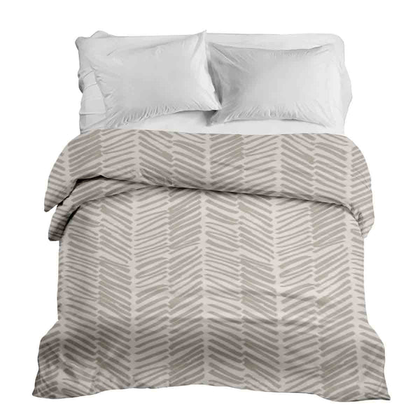 Original therapy blanket - cotton cover beige with stripes