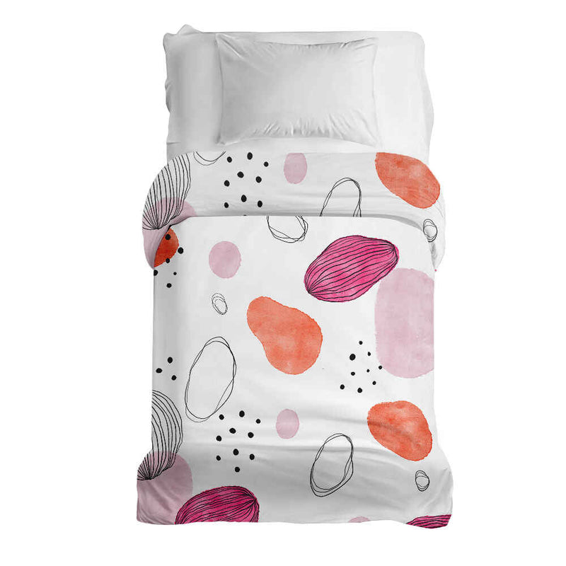 Original therapy blanket - cotton cover abstract circles