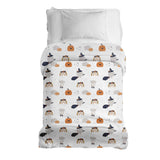 Original therapy blanket - cotton cover white autumn