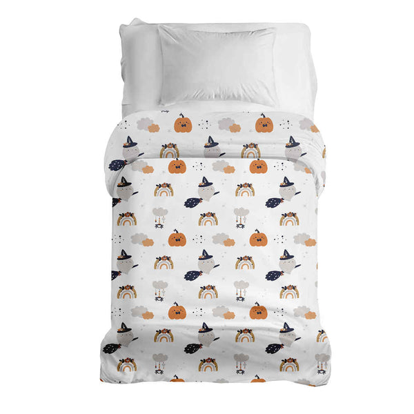 Original therapy blanket - cotton cover white autumn