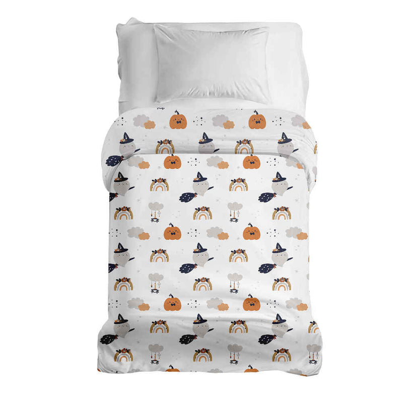 Original therapy blanket - cotton cover white autumn
