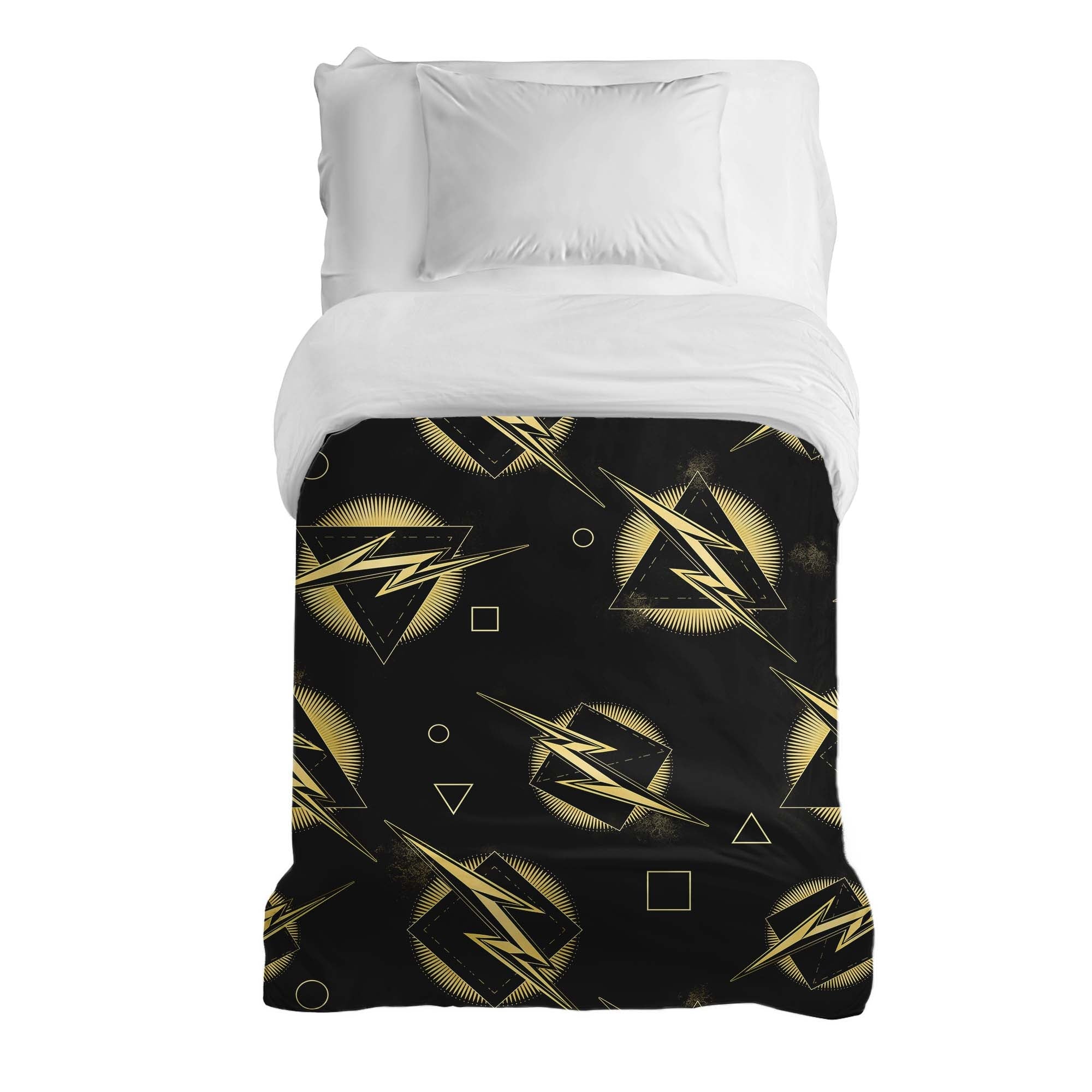 Couverture thérapeutique originale - Housse en coton éclair jaune