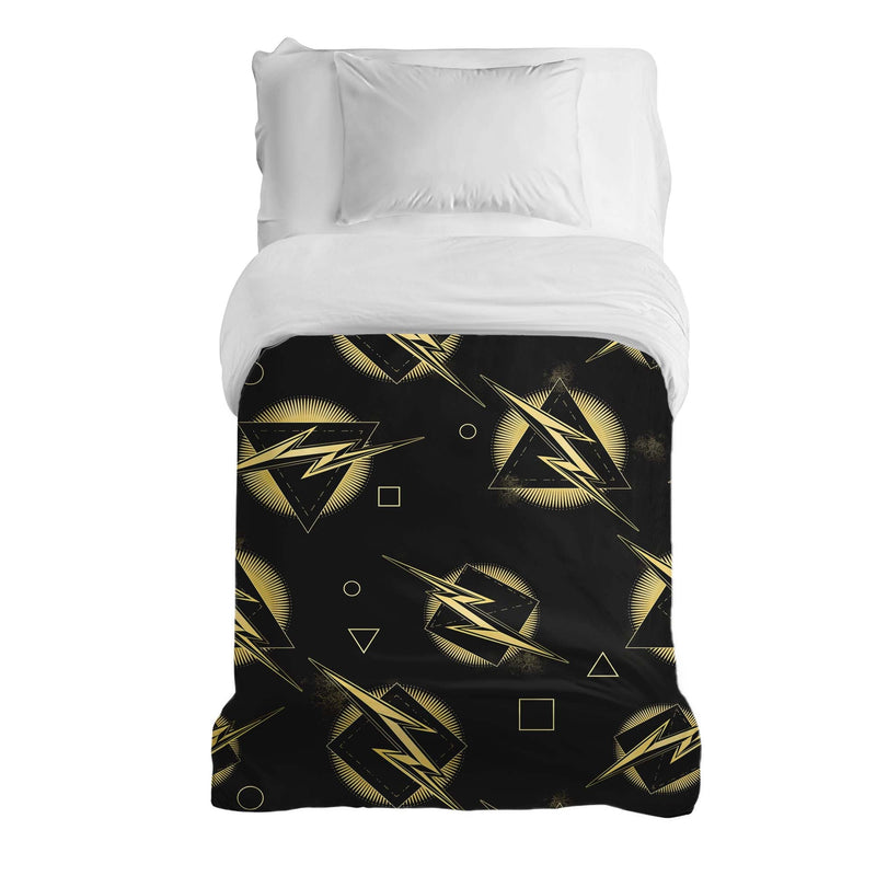 Original therapy blanket - cotton cover yellow lightning