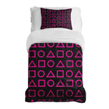 Therapy blankets bedding set Dalgona shapes