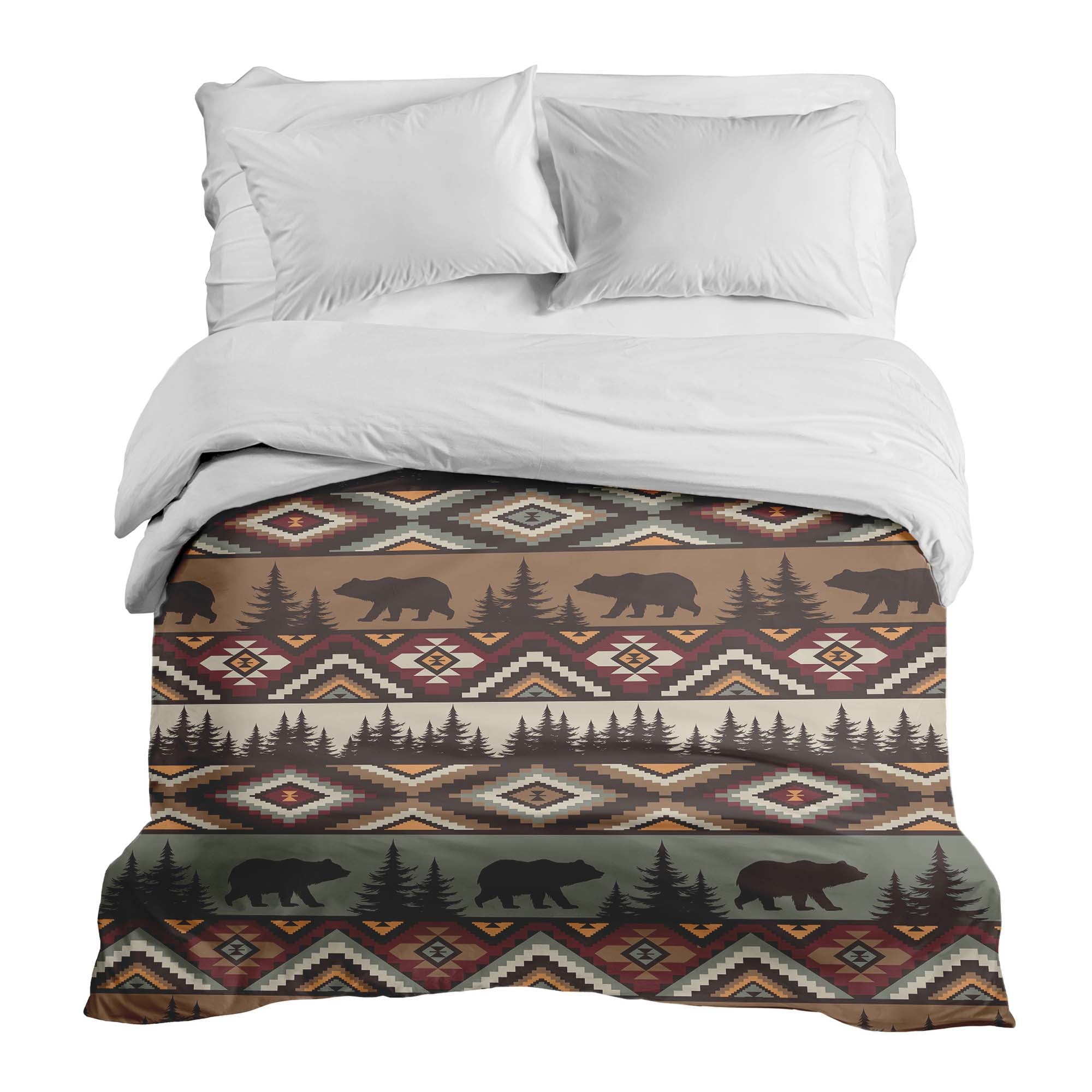 Couverture thérapeutique originale - Housse en coton marron Norvège
