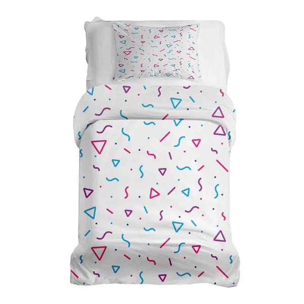 Therapy blanket bedding set with many shapes