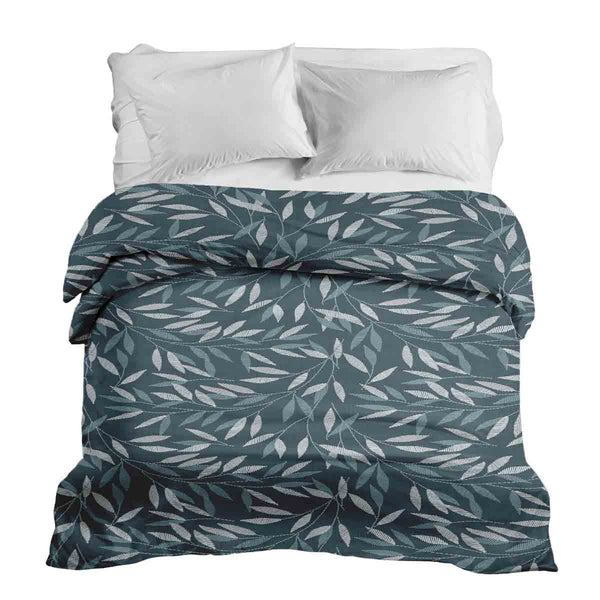 Original therapy blanket - cotton cover with blue branches