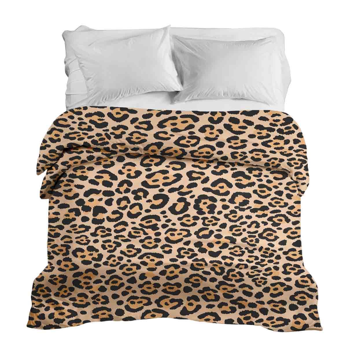 Original therapy blanket - cotton cover leopard print