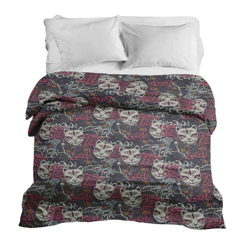 Couverture thérapeutique originale - Housse en coton Chat effrayant