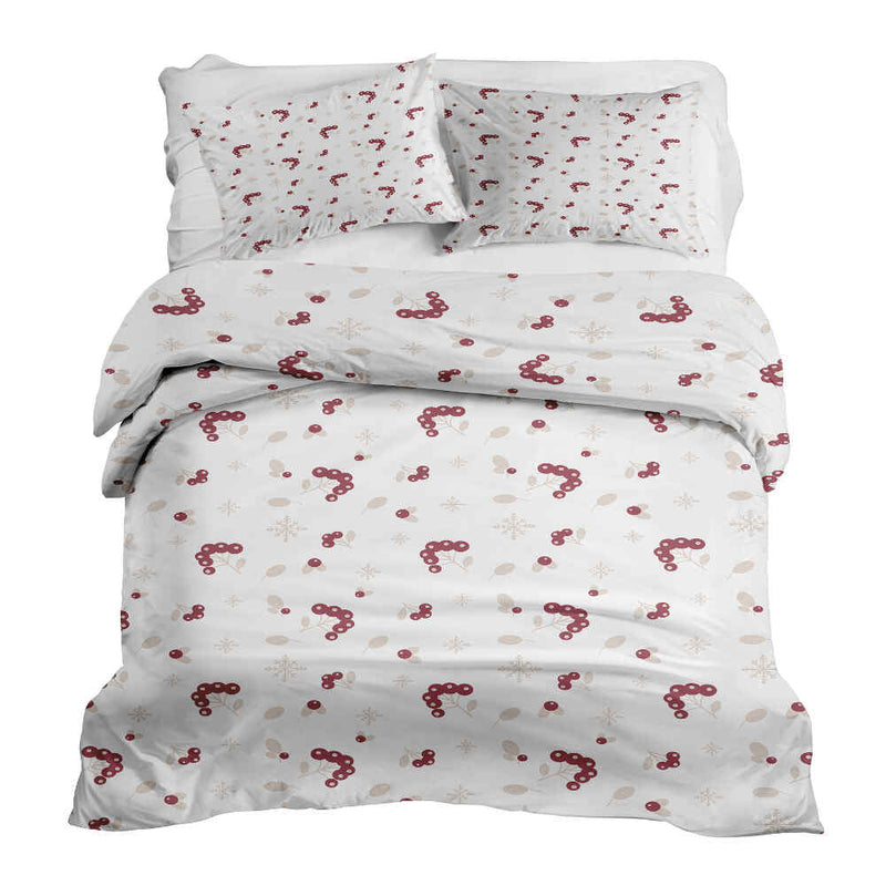 Therapy blanket bedding set with berry bush