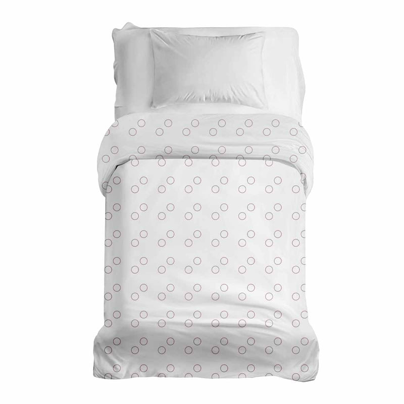 Original therapy blanket - cotton cover white with circles
