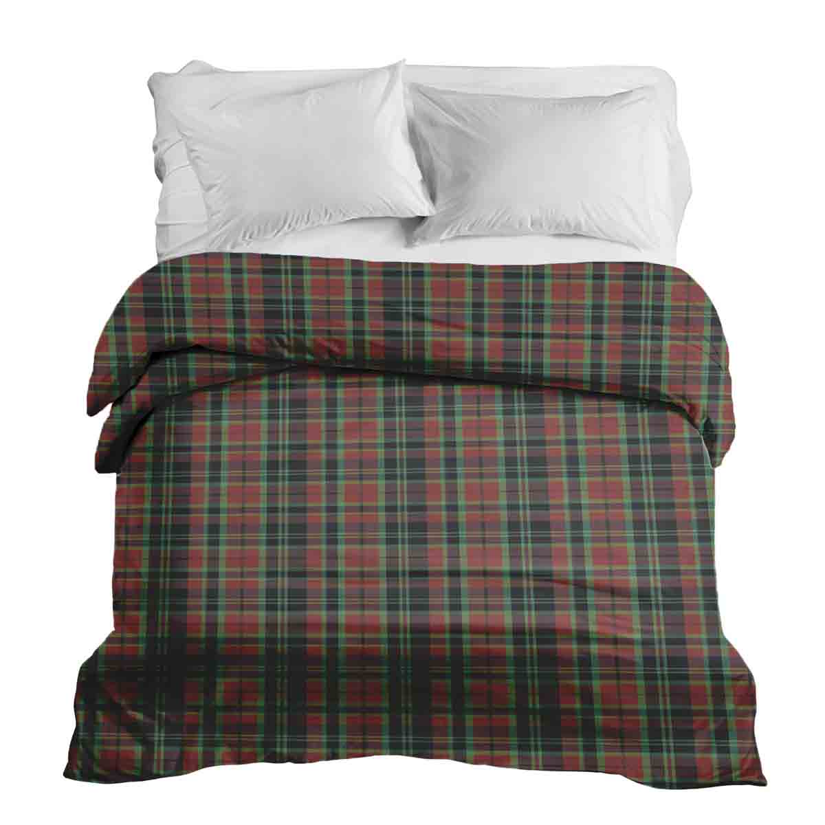 Original therapy blanket - cotton cover Christmas checkered pattern