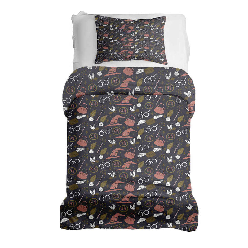 Therapy blanket bedding set, black, magic.