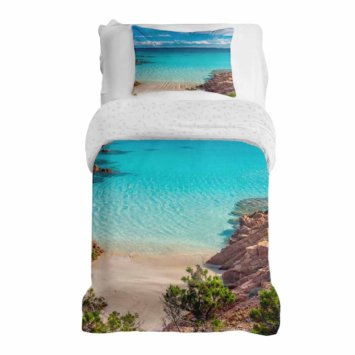 Ensemble de linge de lit avec couverture thérapeutique Fernweh