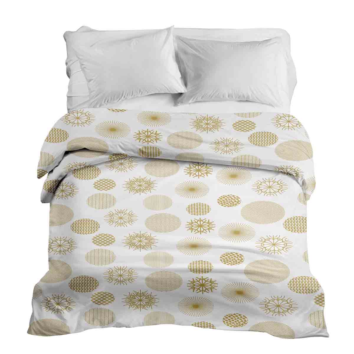 Original therapy blanket - cotton cover golden Christmas decoration