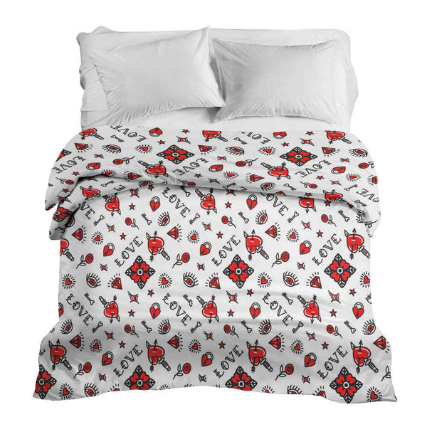 Original therapy blanket - cotton cover mixed love