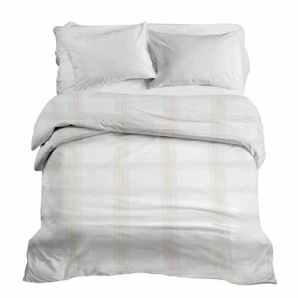 Original therapy blanket - cotton cover orange large checks