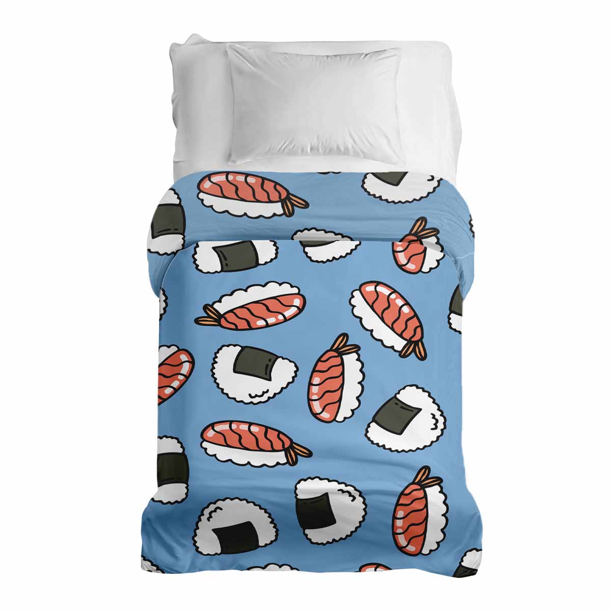 Couverture thérapeutique originale - Housse en coton avec sashimi