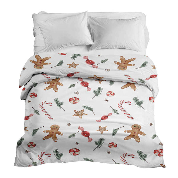 Original therapy blanket - cotton cover white Christmas time