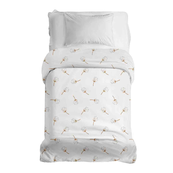 Original therapy blanket - cotton cover white with dandelions