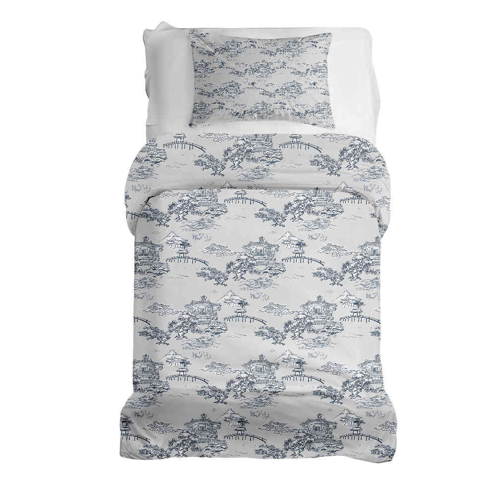 Couette thérapeutique Ensemble de literie gris muraille de Chine