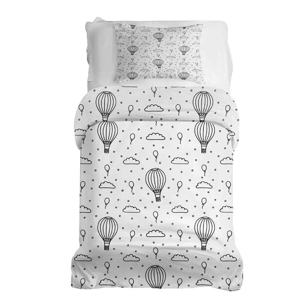 Therapy blankets bedding set hot air balloons
