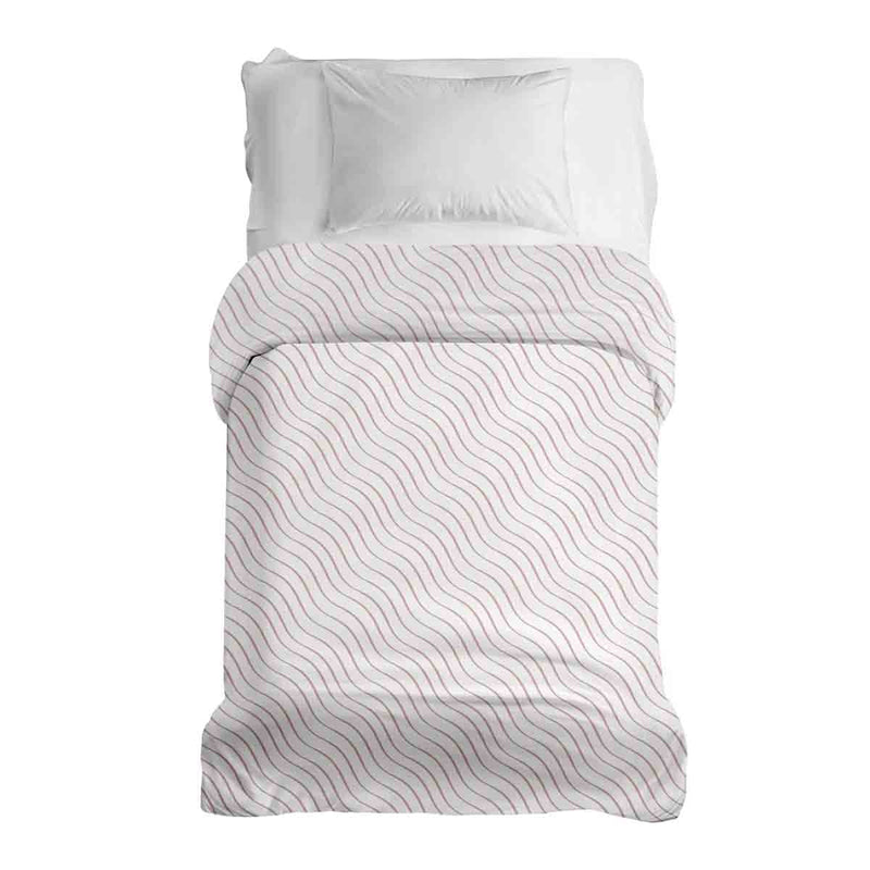 Original therapy blanket - cotton cover pink waves